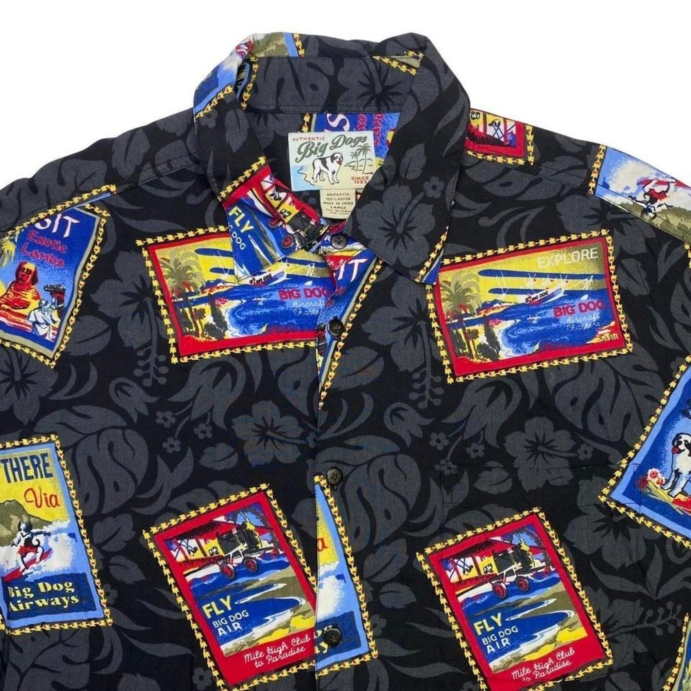 Vintage Big Dogs Hawaiian shirt